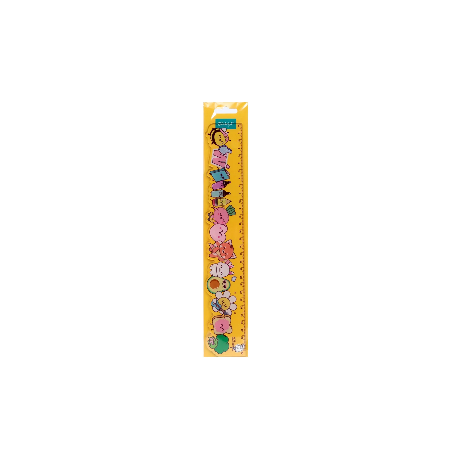 Regla transparente de 30 cm – Wonder Comic