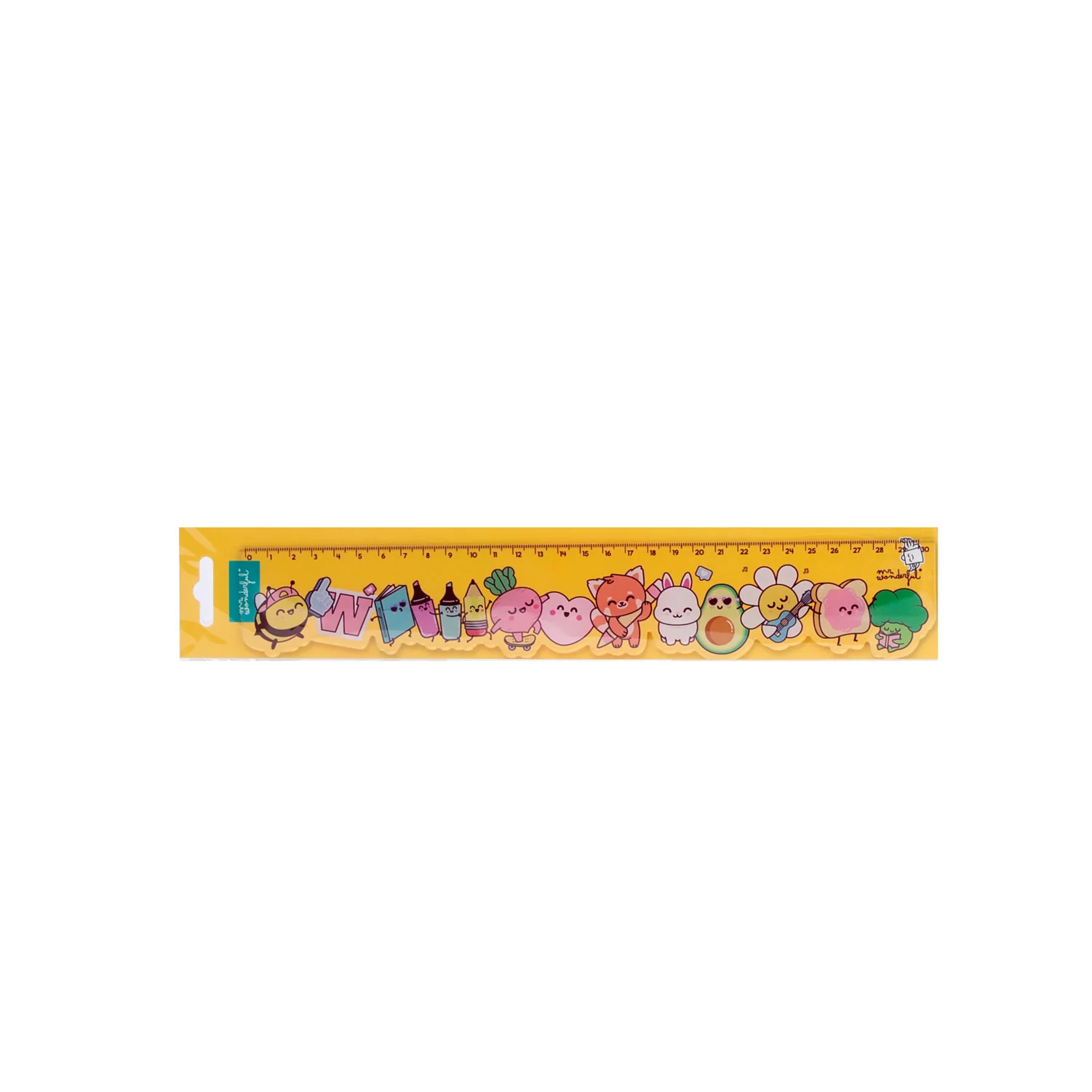 Regla transparente de 30 cm – Wonder Comic - Image 2
