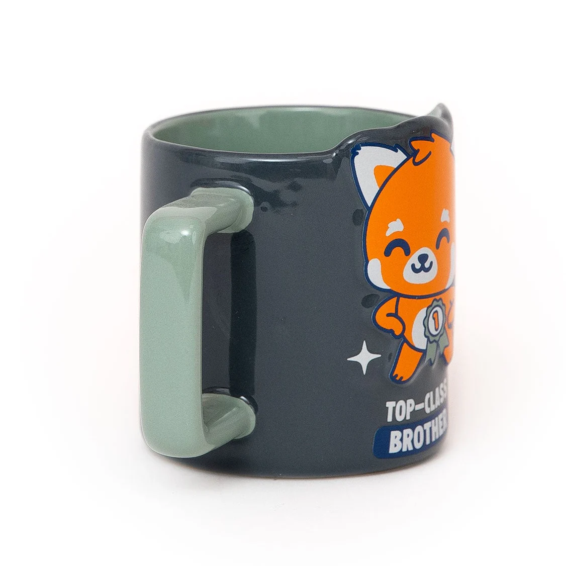 Taza 3D panda rojo - Top-class brother - Image 3