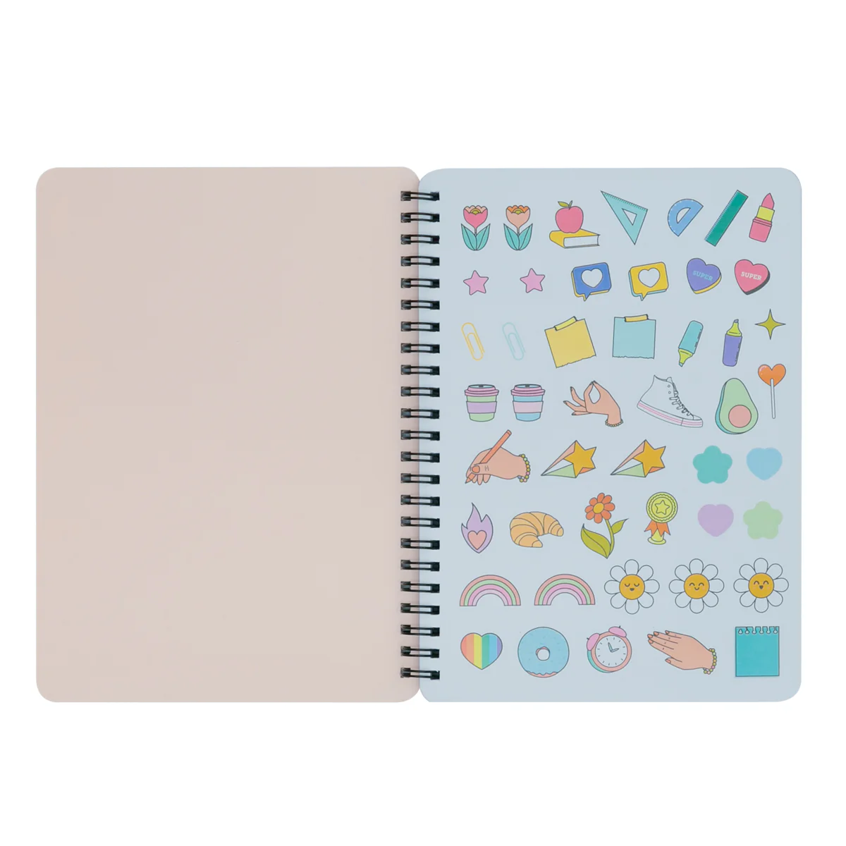 A4 notebook Festival pink and black - Go with the flow - Image 2