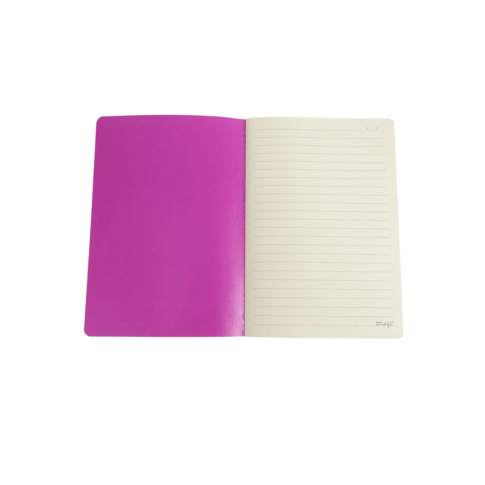 Libreta A5 - Rayas rosas y rojas - Image 4