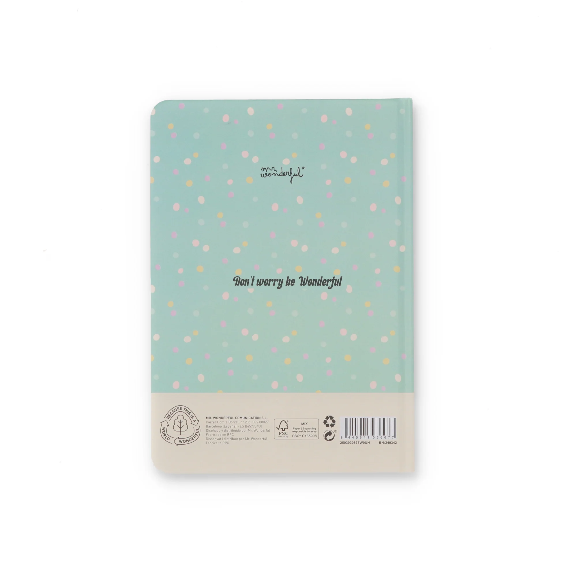 Libreta A5 - Estampado topos - Image 4