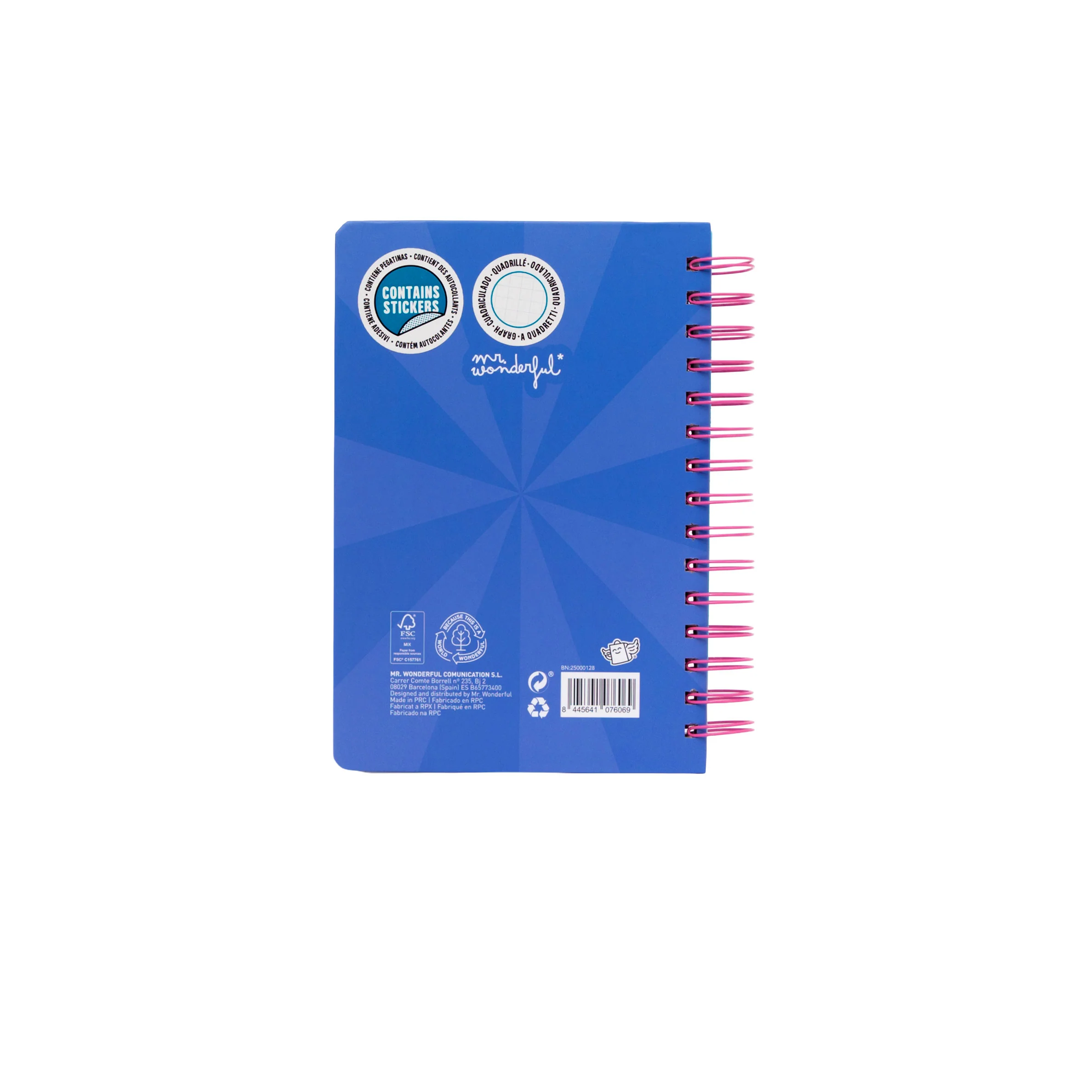 Libreta A5 con portada con volumen Cocodrilo - Too cool for the pool - Image 6