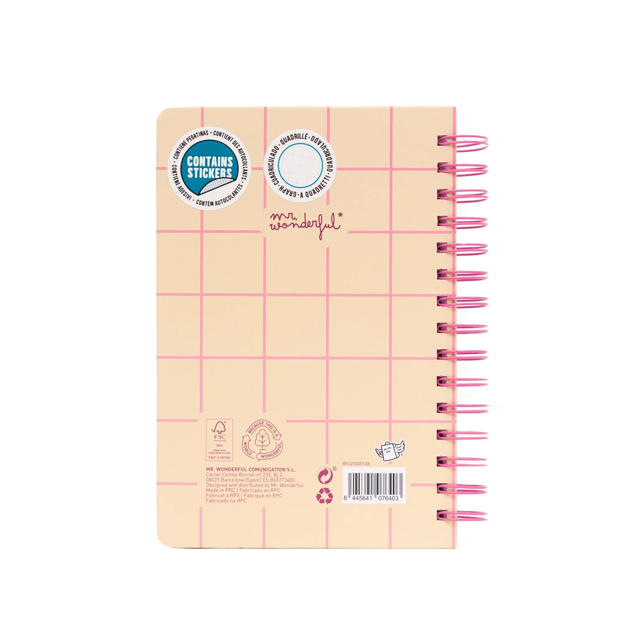 Cuaderno A5 con cubierta con efecto 3D Erizo - The Art of Being a Hedgehog - Image 4