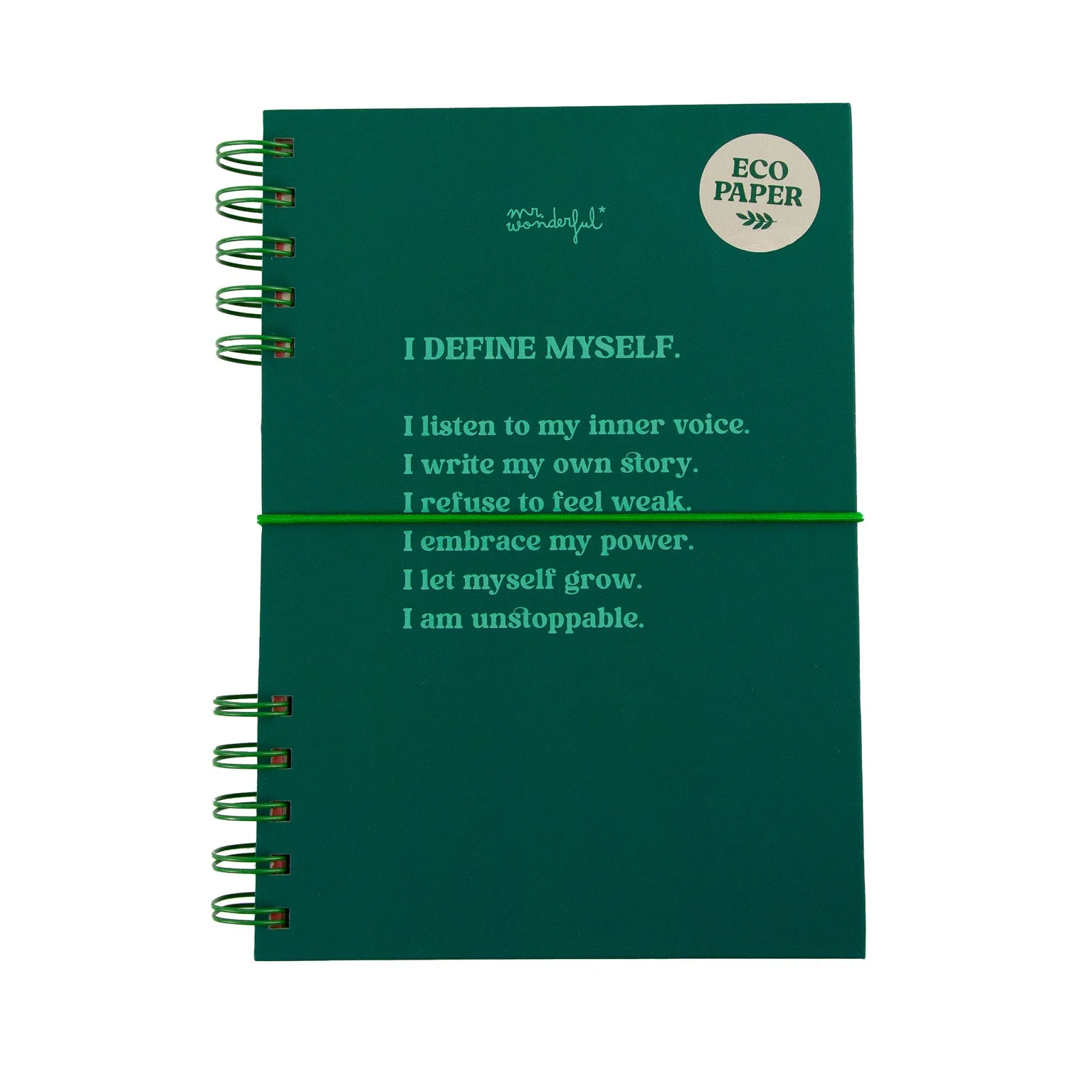 Libreta A5 con separadores - I define myself
