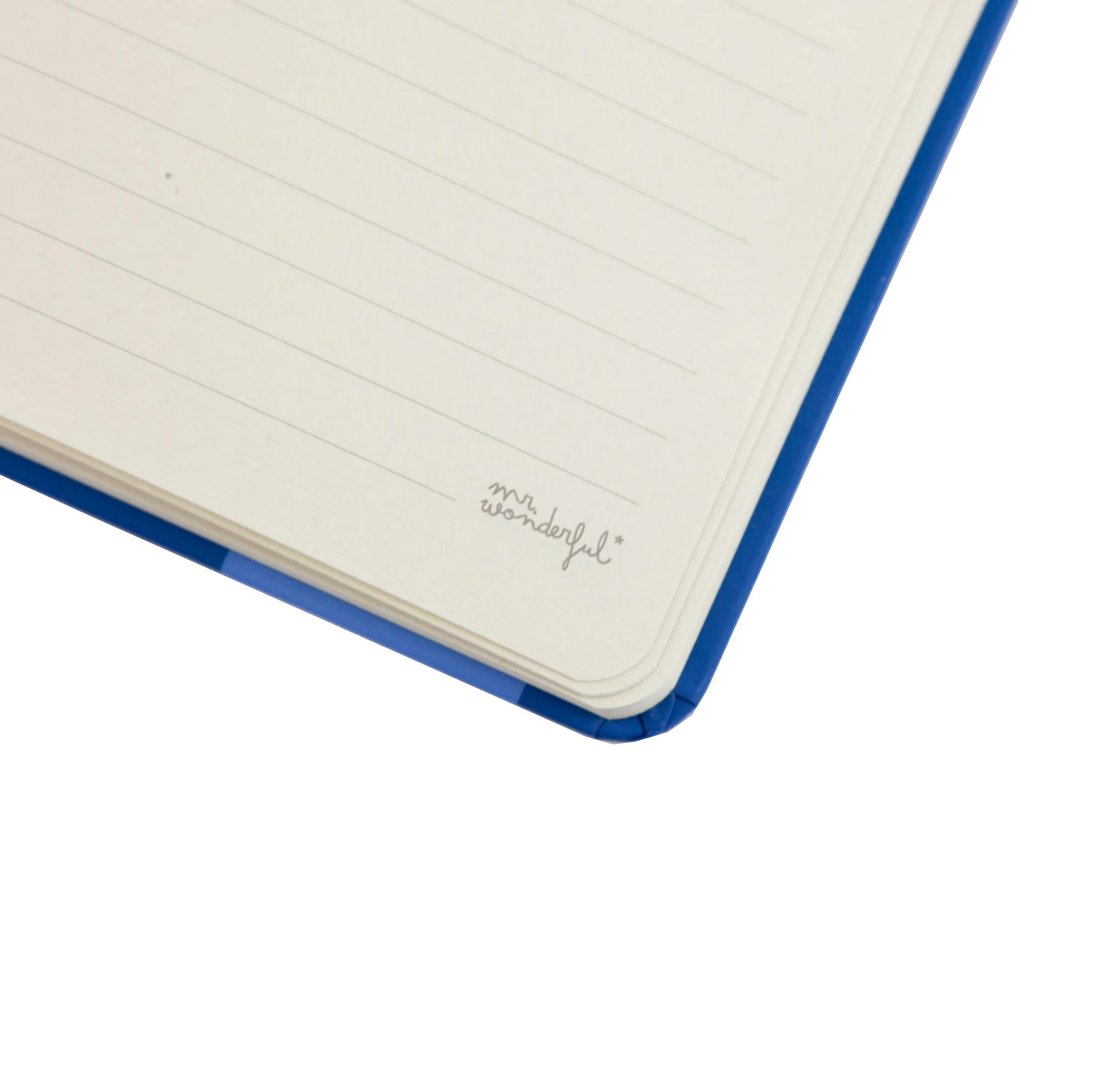 Libreta A5 con soporte para móvil azul - Believe it or not, sometimes I write by hand - Image 4