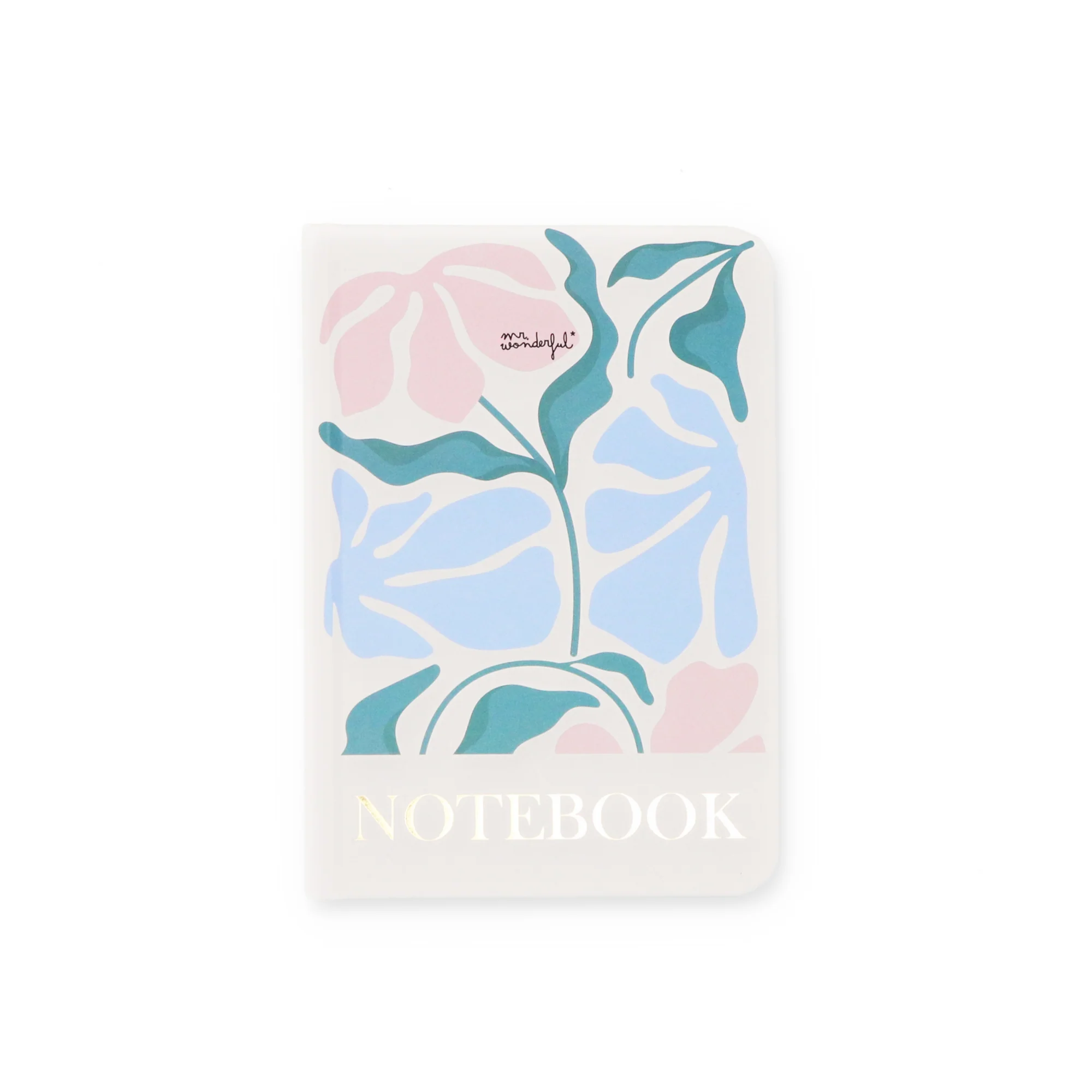 Libreta A6 - Estampado flores