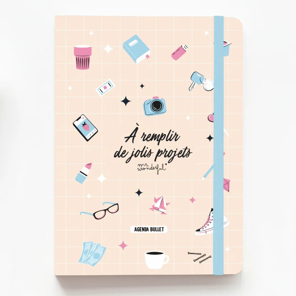 Agenda bullet - À remplir de jolis projets
