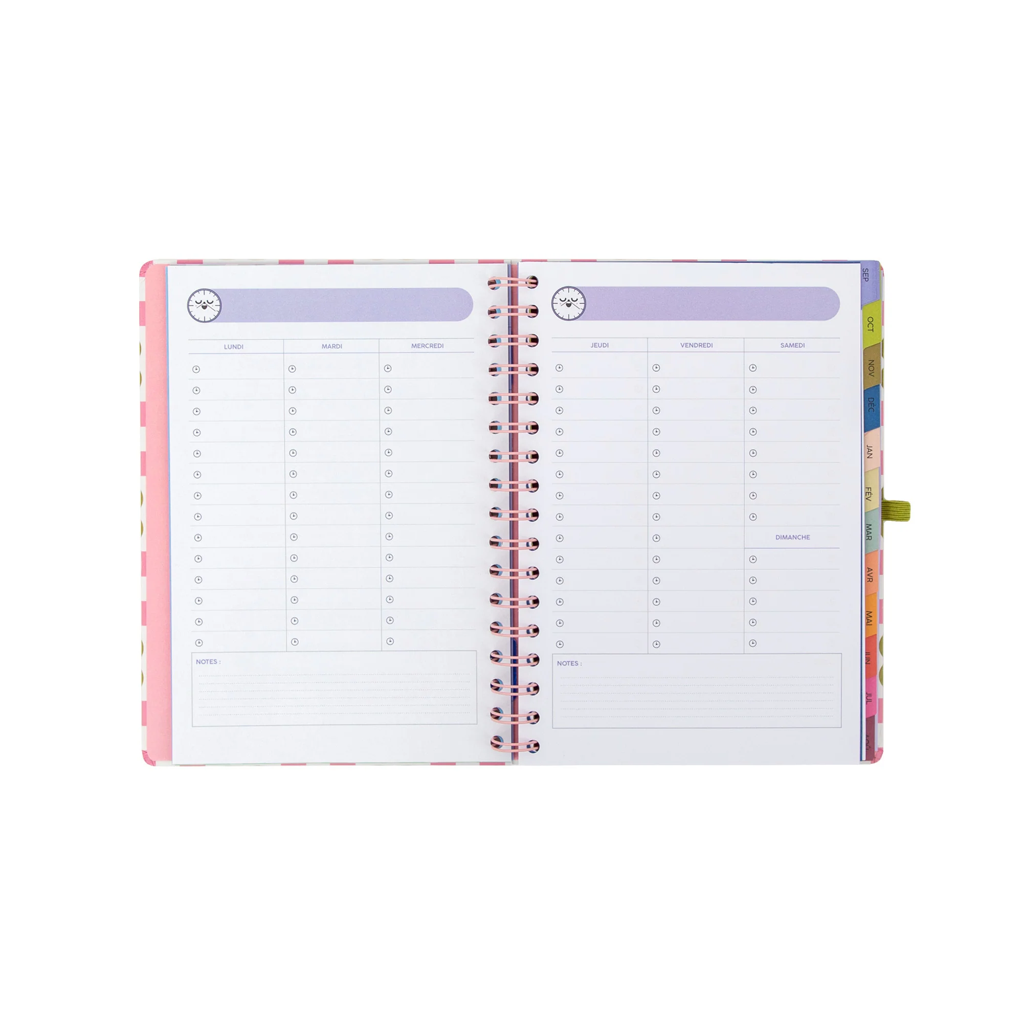 Agenda Mr. Wonderful 2026-27 Hebdomadaire - Vis aujourd’hui, planifie toujours - Image 6
