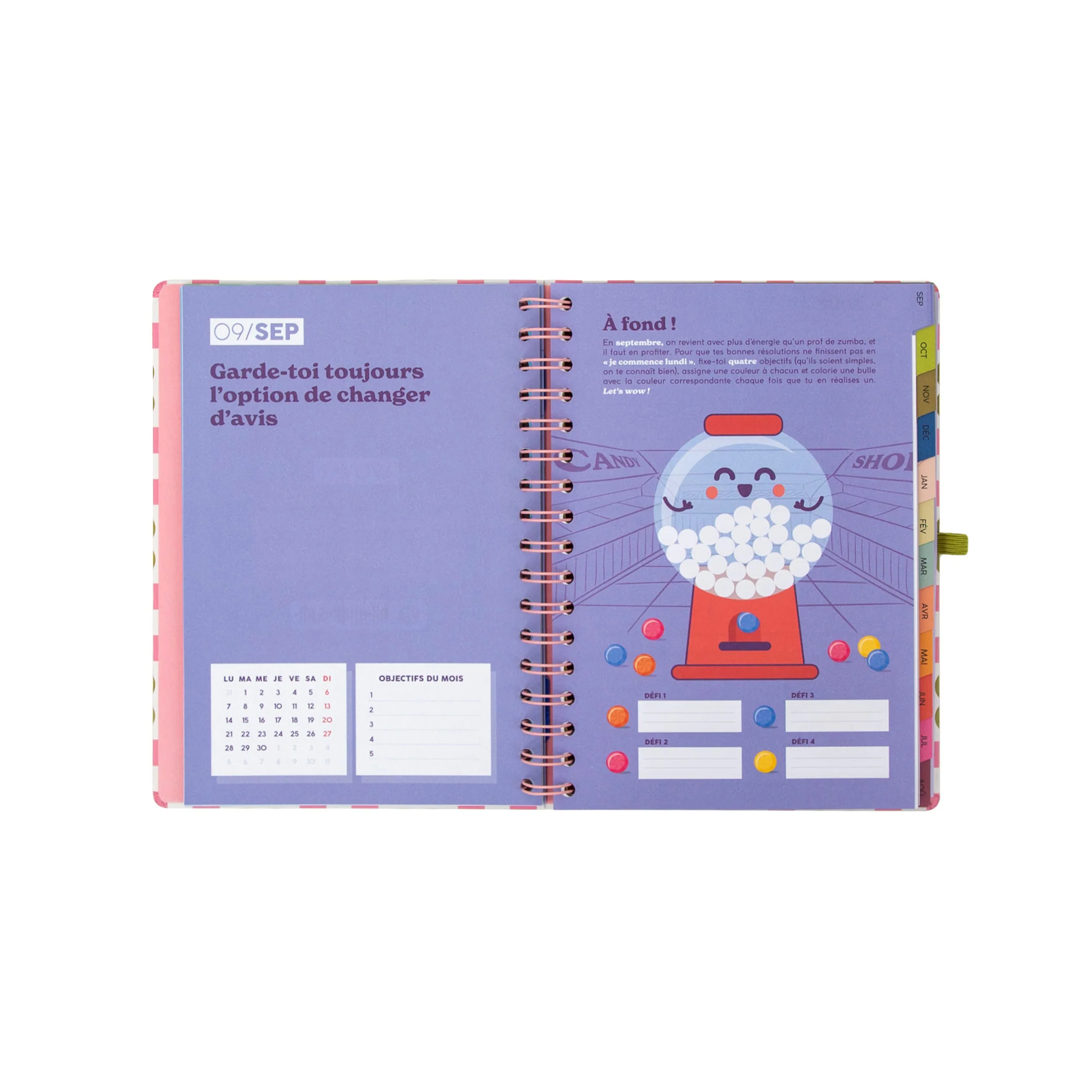 Agenda Mr. Wonderful 2026-27 Hebdomadaire - Vis aujourd’hui, planifie toujours - Image 7