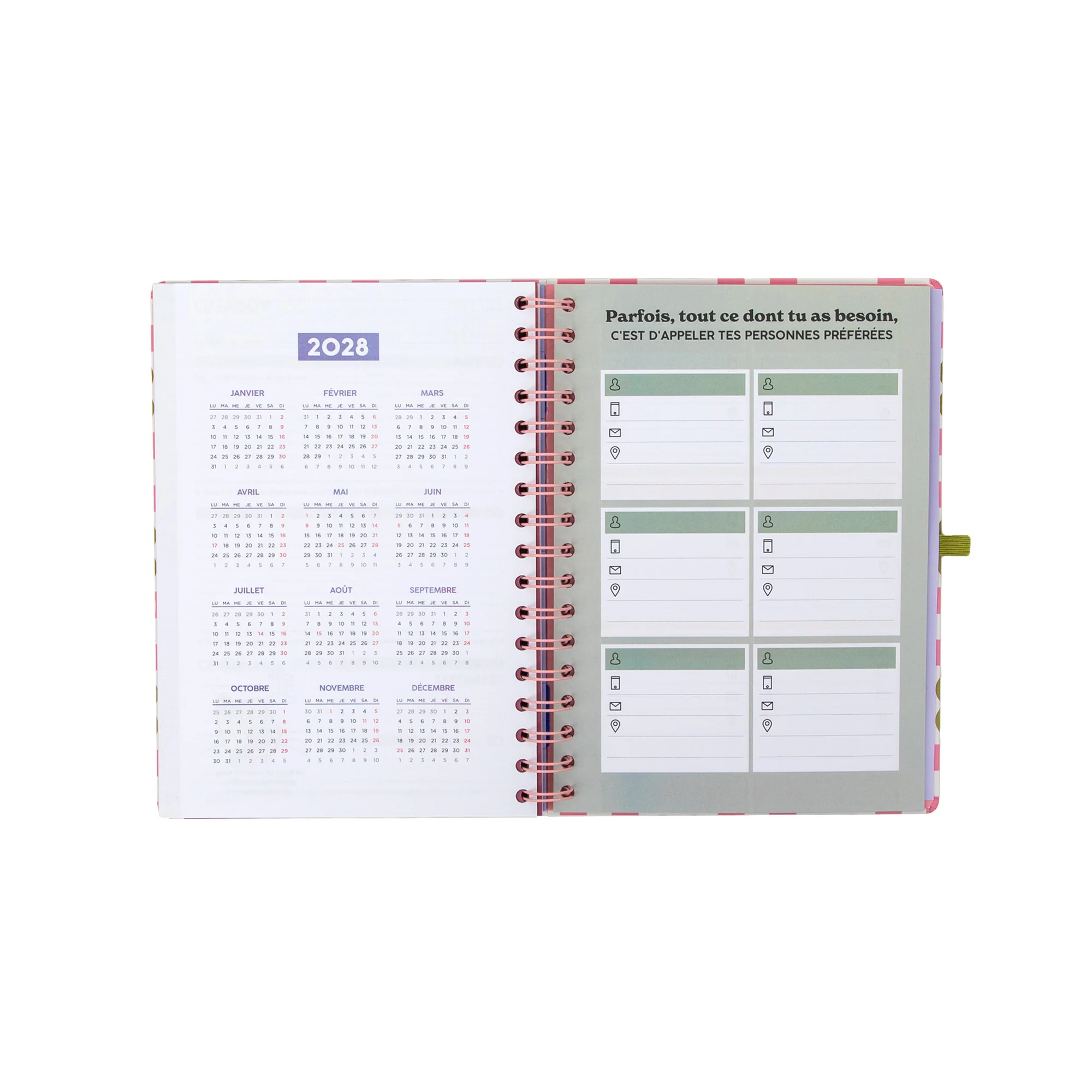 Agenda Mr. Wonderful 2026-27 Hebdomadaire - Vis aujourd’hui, planifie toujours - Image 8