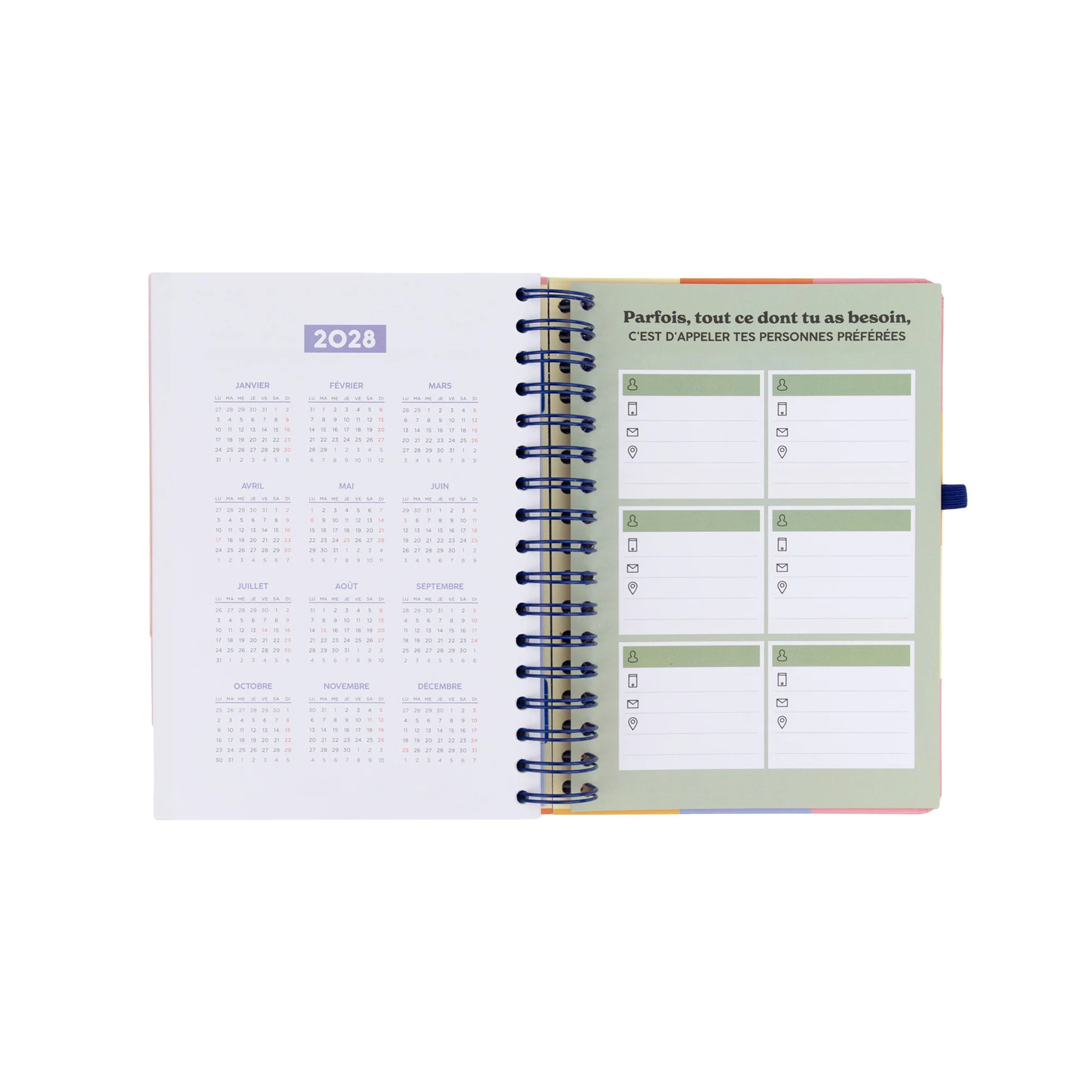 Agenda Mr. Wonderful 2026-27 Journalier - La pause parfaite - Image 8