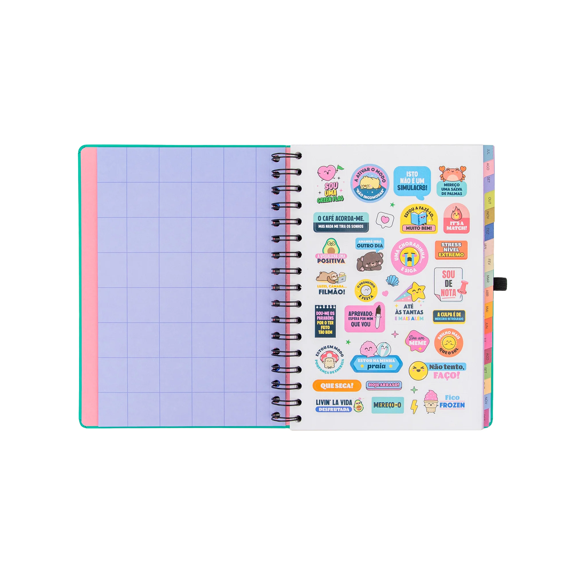 Agenda Mr. Wonderful 2026-27 Semanal 18 meses - Sonha muito, vive livre - Image 4