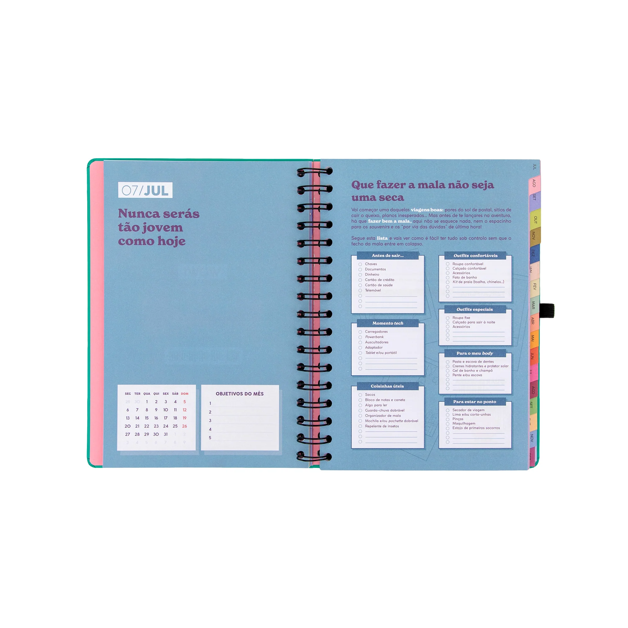 Agenda Mr. Wonderful 2026-27 Semanal 18 meses - Sonha muito, vive livre - Image 7
