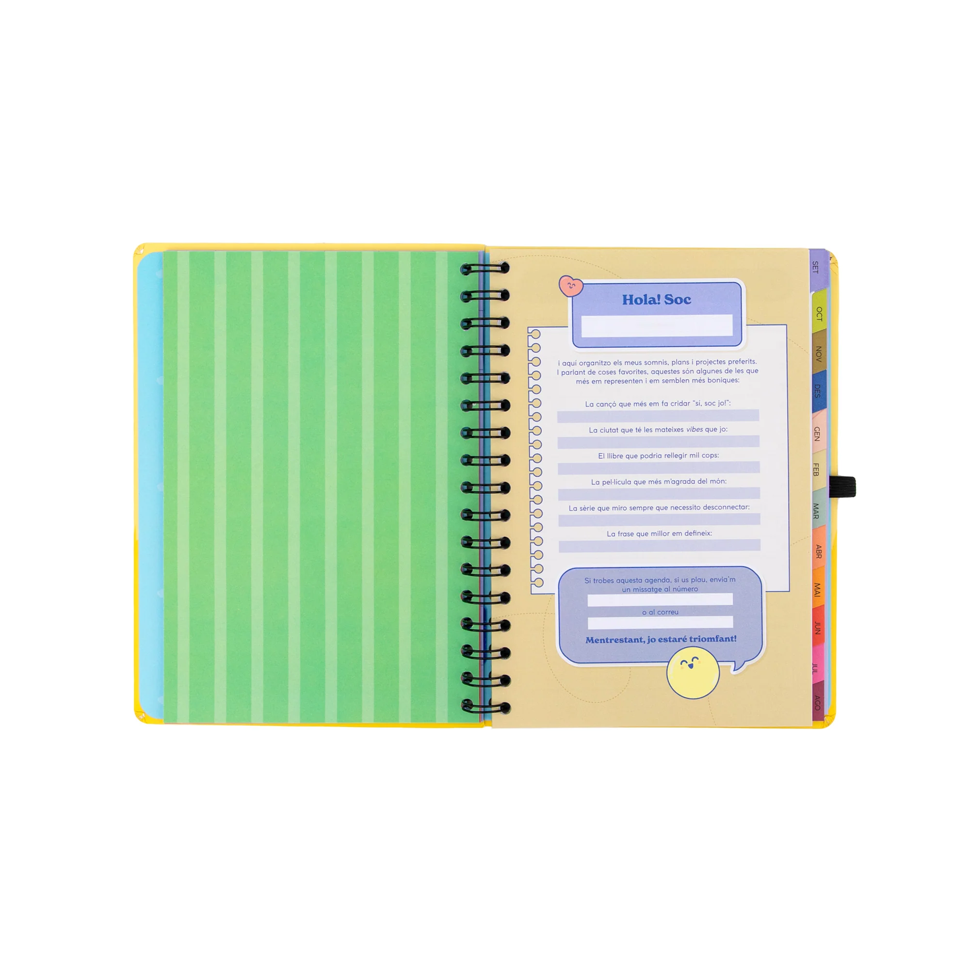 Agenda Mr. Wonderful 2026-27 Setmanal - T’assembles al meu crush - Image 5