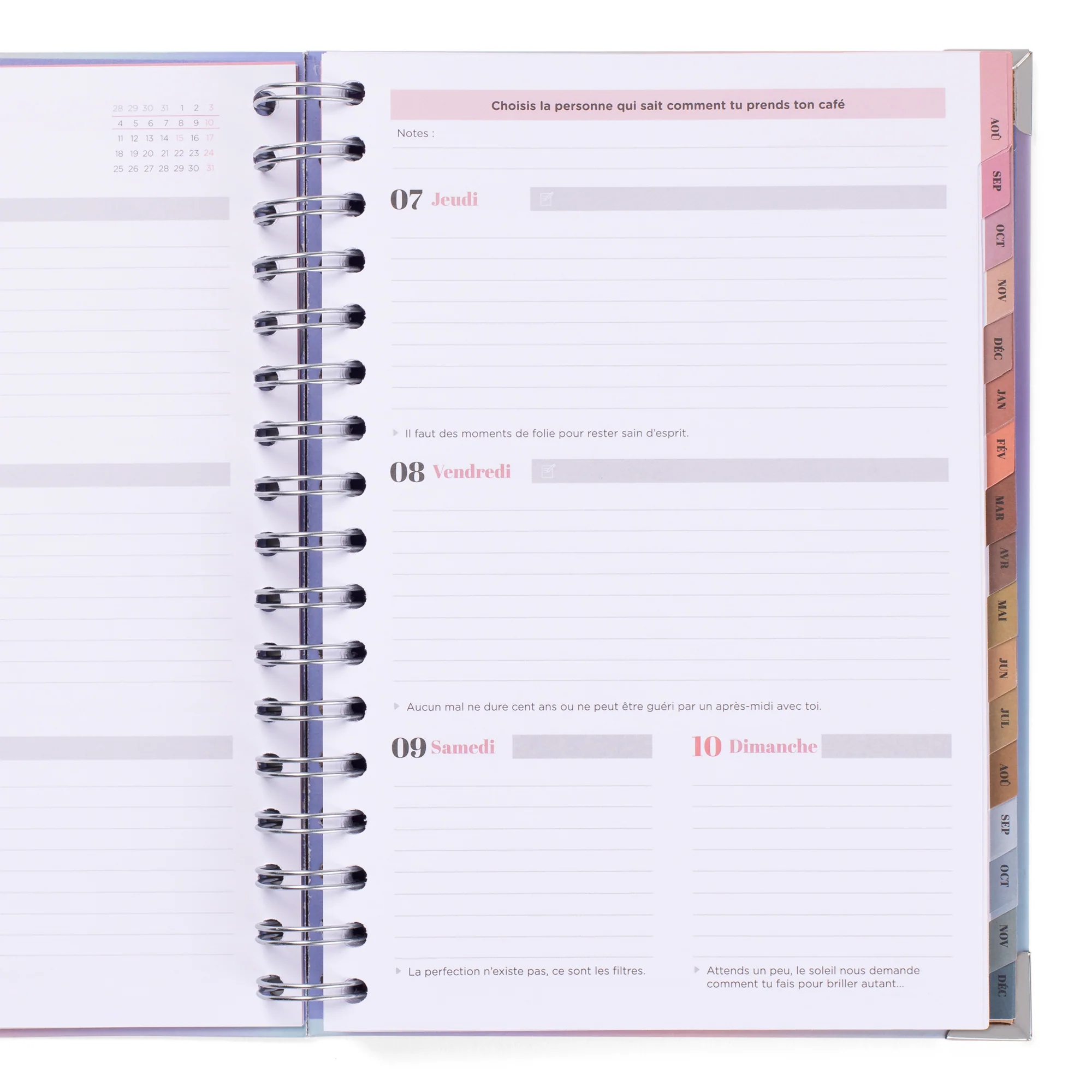 Agenda Office 2025-26 Semainier 18 mois - Vivre avec style - Image 7