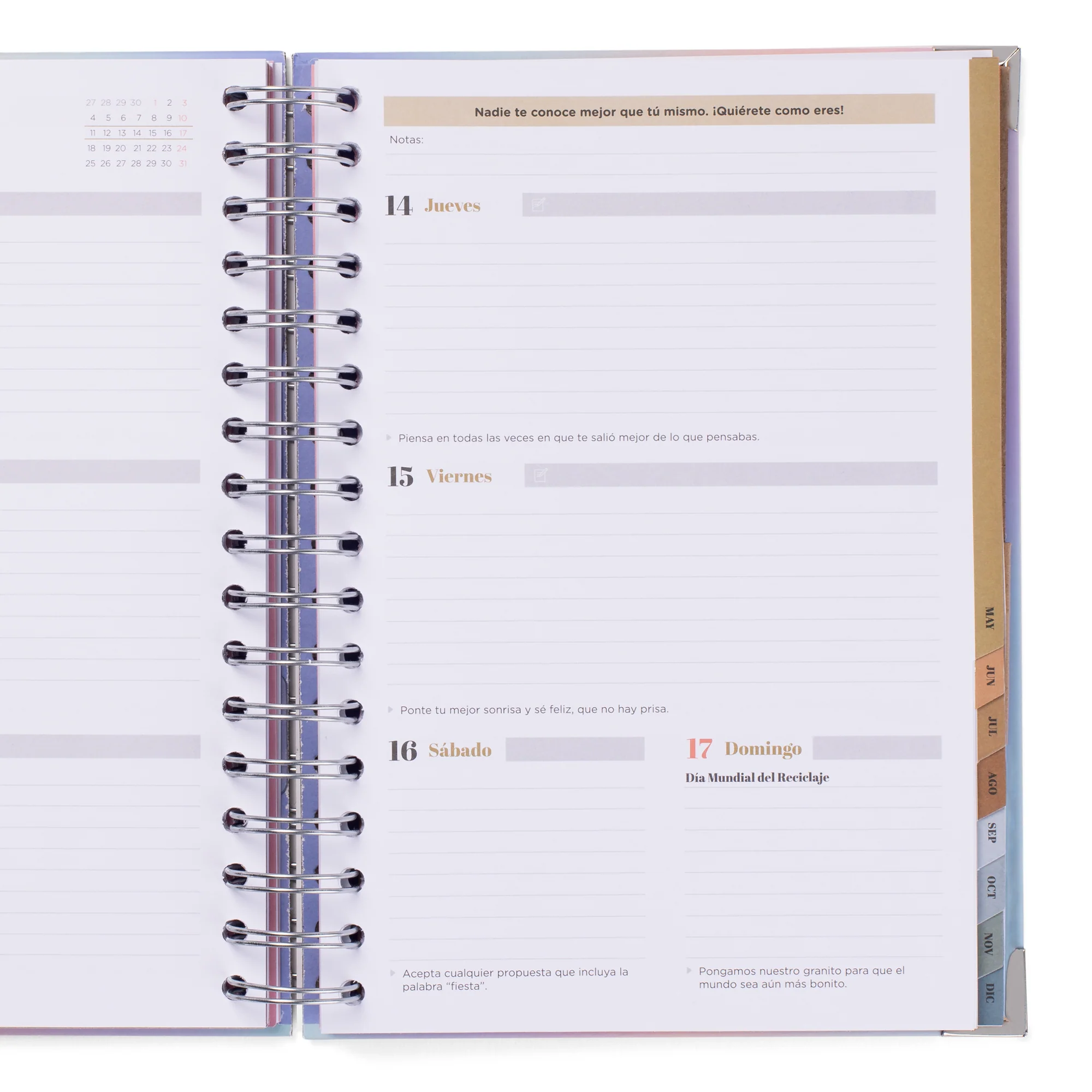 Agenda Office 2025-26 Semanal 18 meses - Viviendo con estilo - Image 3