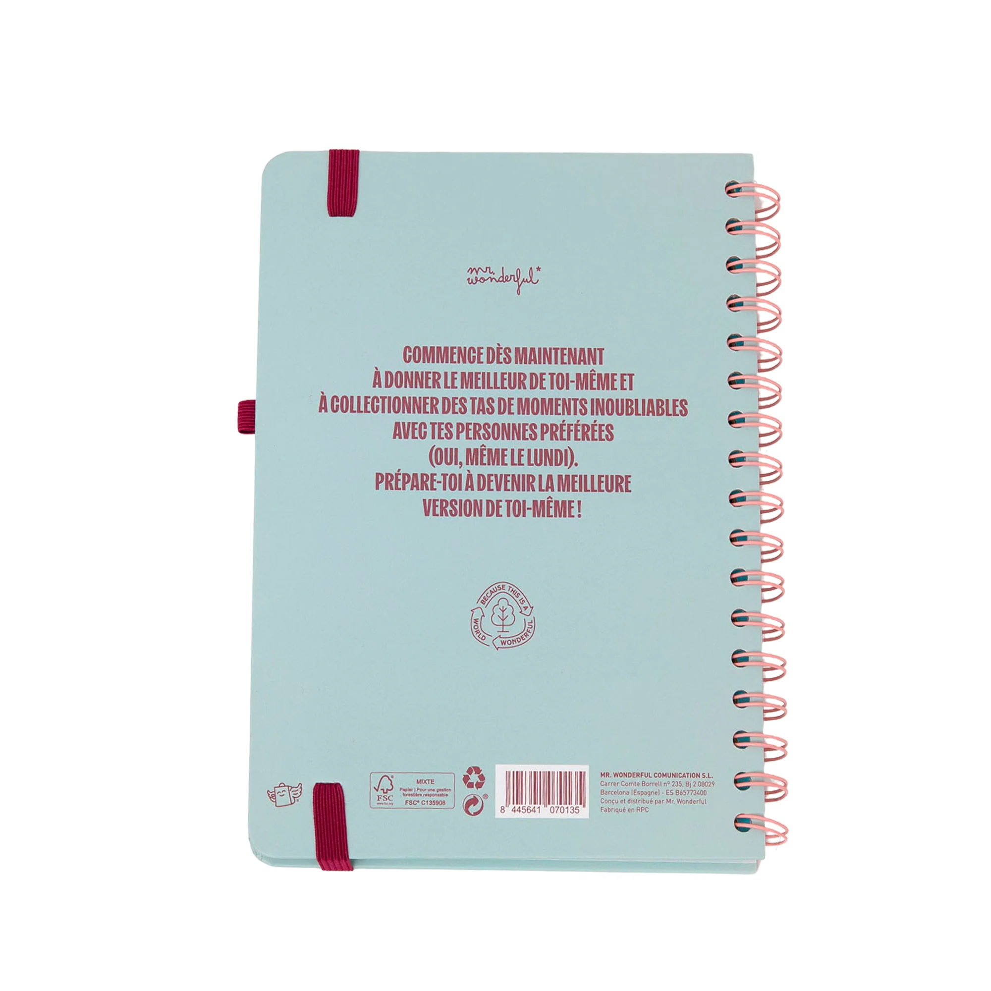 Agenda Wonder 2026 Semainier - Objectif de la semaine : qu’elle se termine ! - Image 7