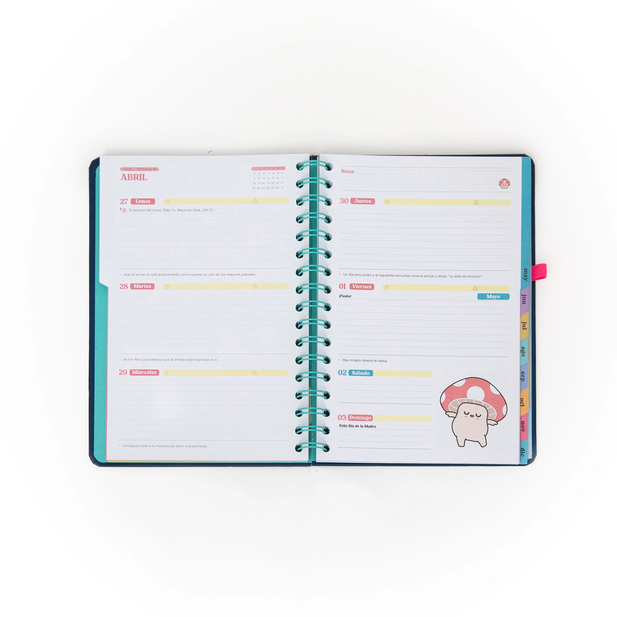 Agenda Wonder 2026 Semanal - Ser tú está de moda - Image 3
