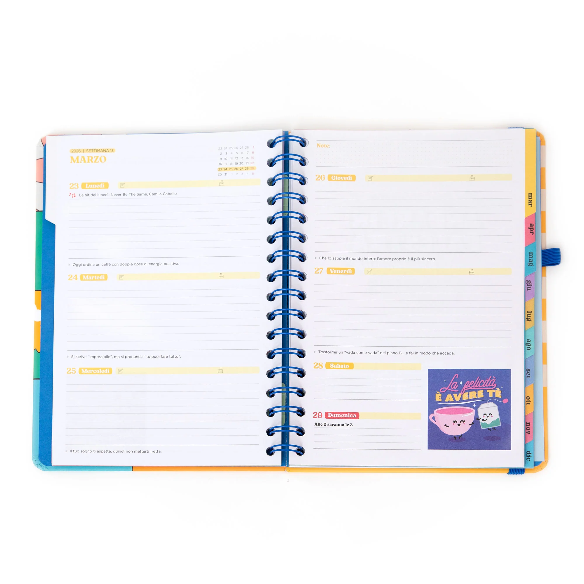 Agenda Wonder 2026 Settimanale - Progetti random - Image 3