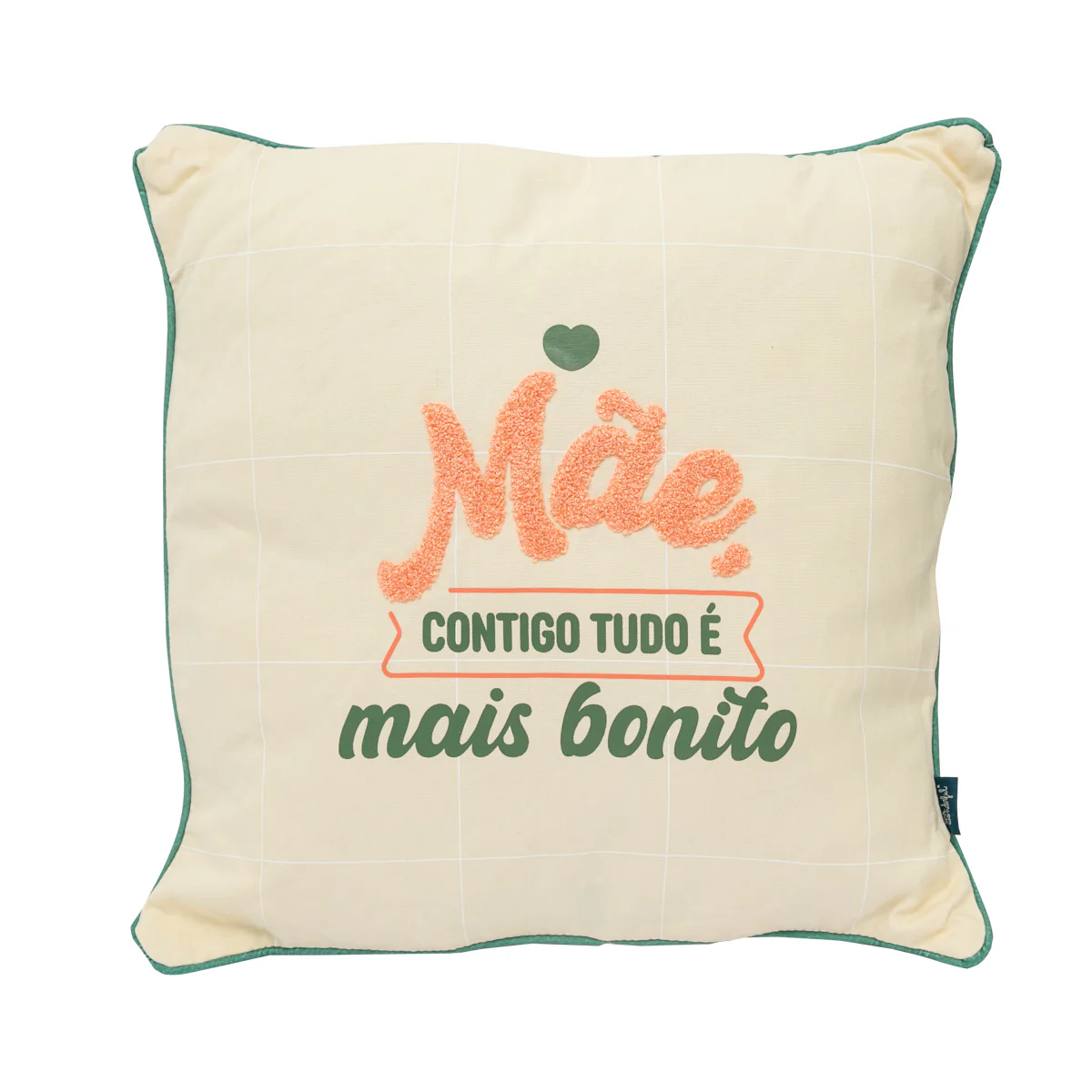 Almofada - Mãe, contigo tudo é mais bonito