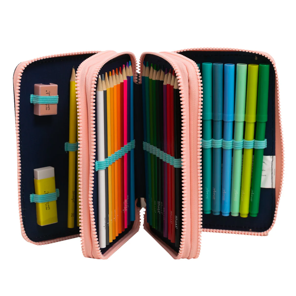 Astuccio completo per la scuola con 3 compartimenti - Appunti, disegni e tante risate - Image 2