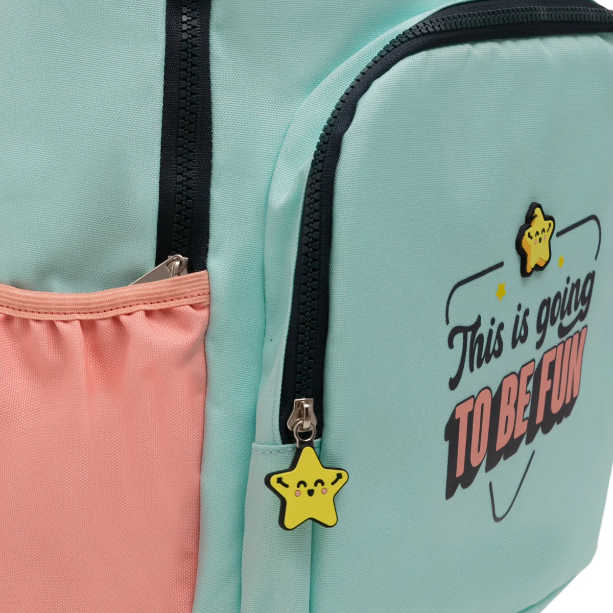 Mochila con doble cremallera - This is going to be fun - Image 3