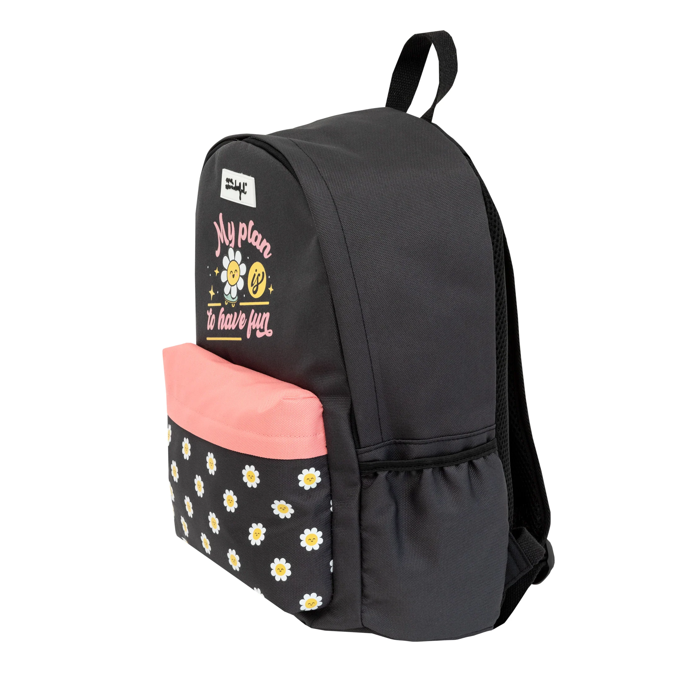 Mochila Wonder Margarita gris - My plan is to have fun - Image 3