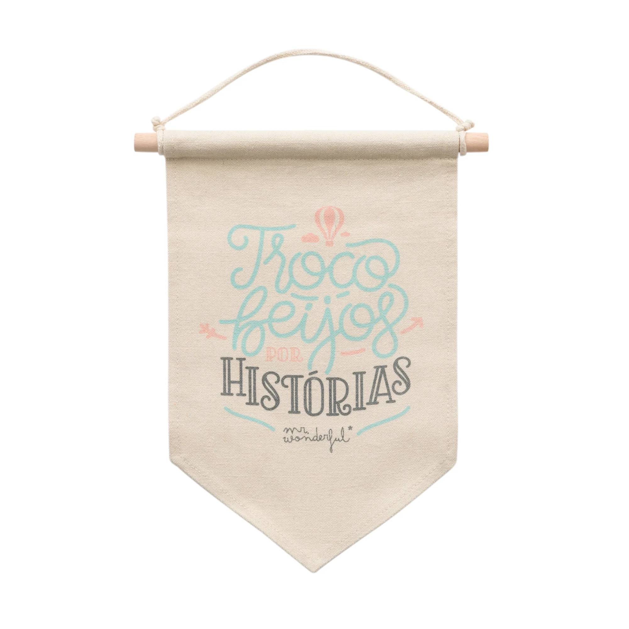 Bandeirinha - Troco beijos por histórias