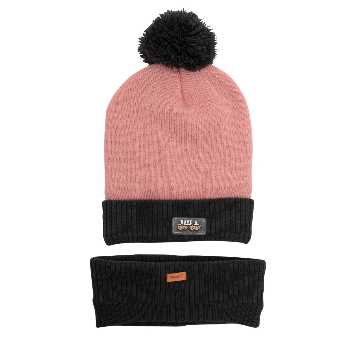 Beanie and snood set - Have a nice day! - Image 7
