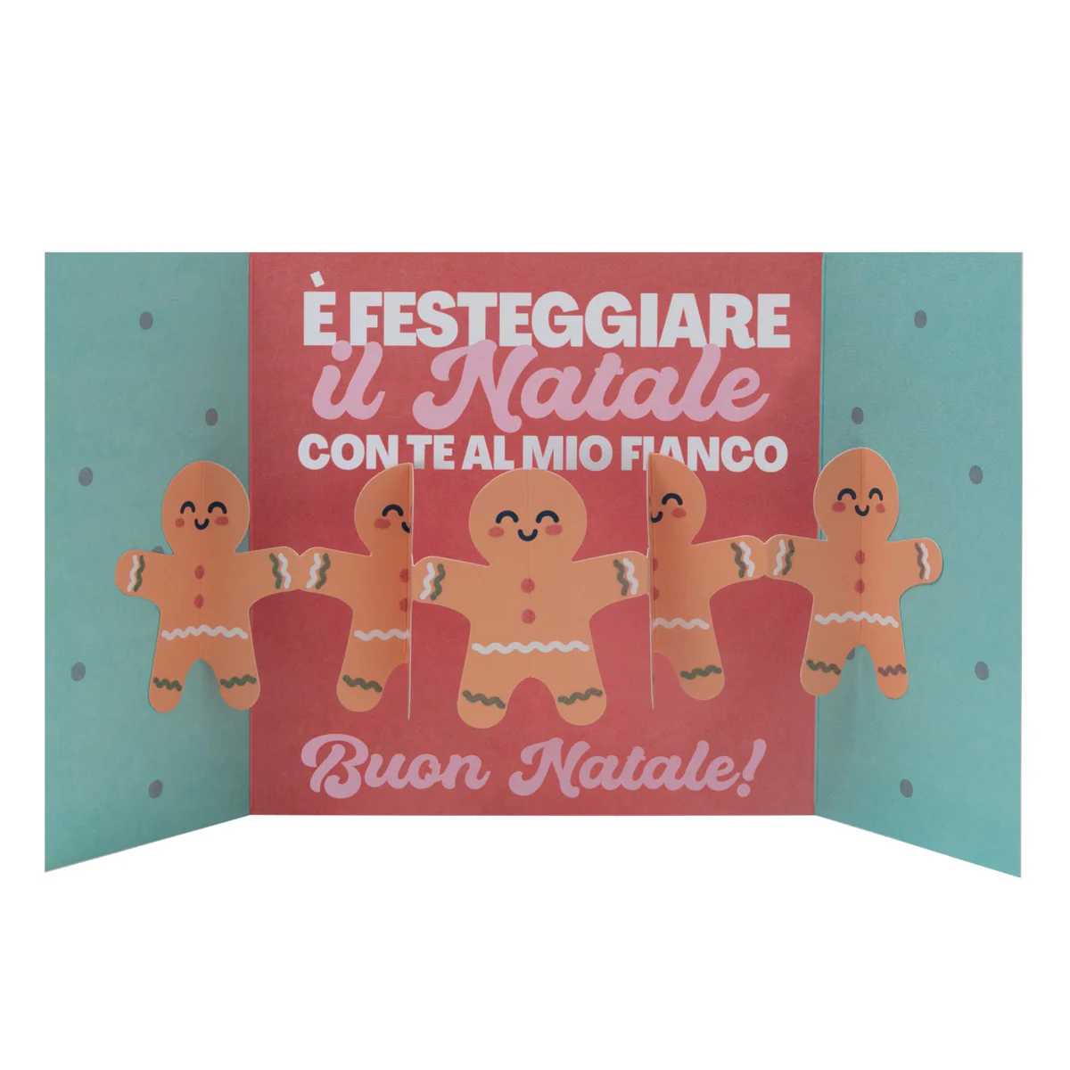 Biglietto di Natale con supporto - La cosa migliore di ogni anno è festeggiare in Natale con te - Image 4