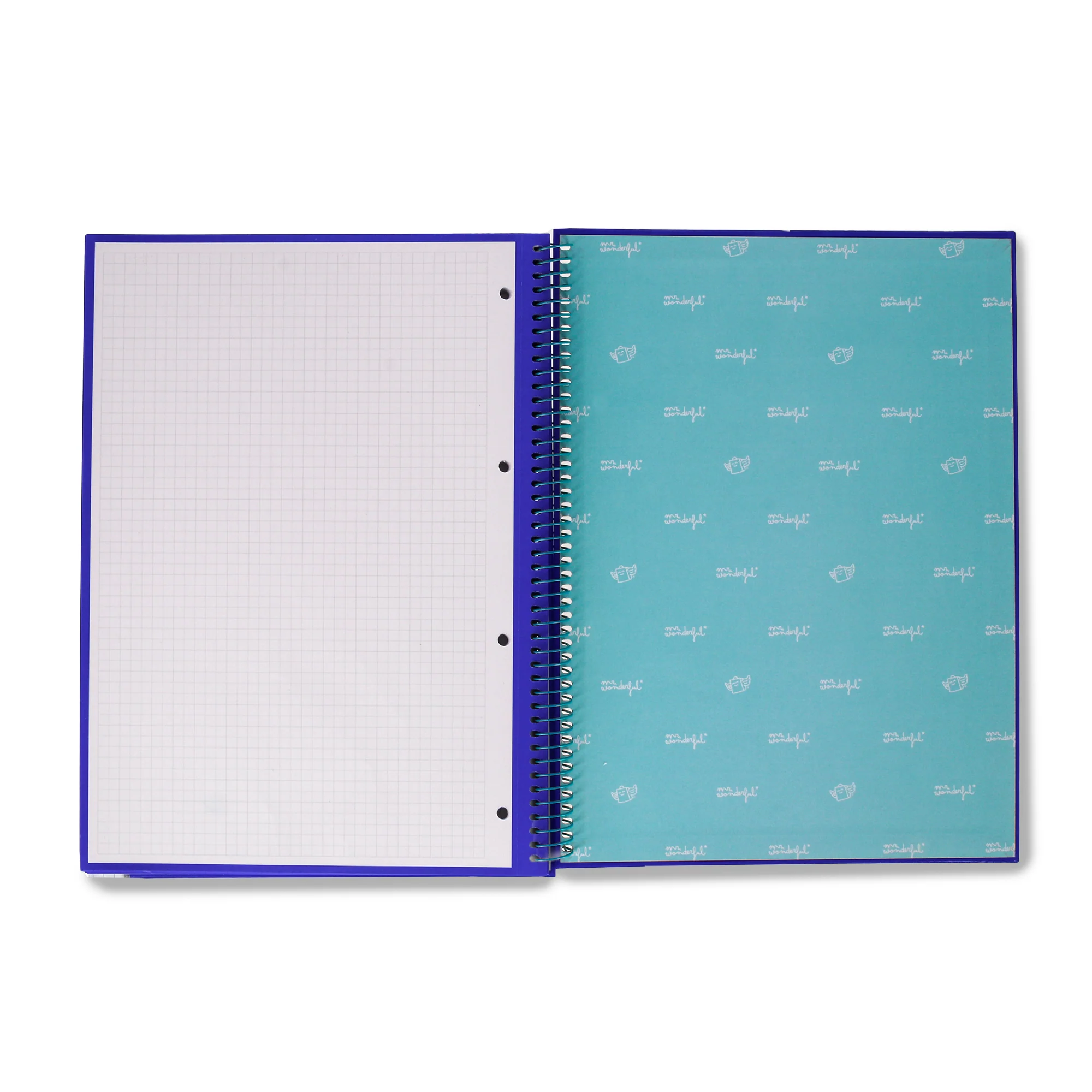 Libreta A4 azul 80 hojas - Cuadriculada y microperforada - Image 6