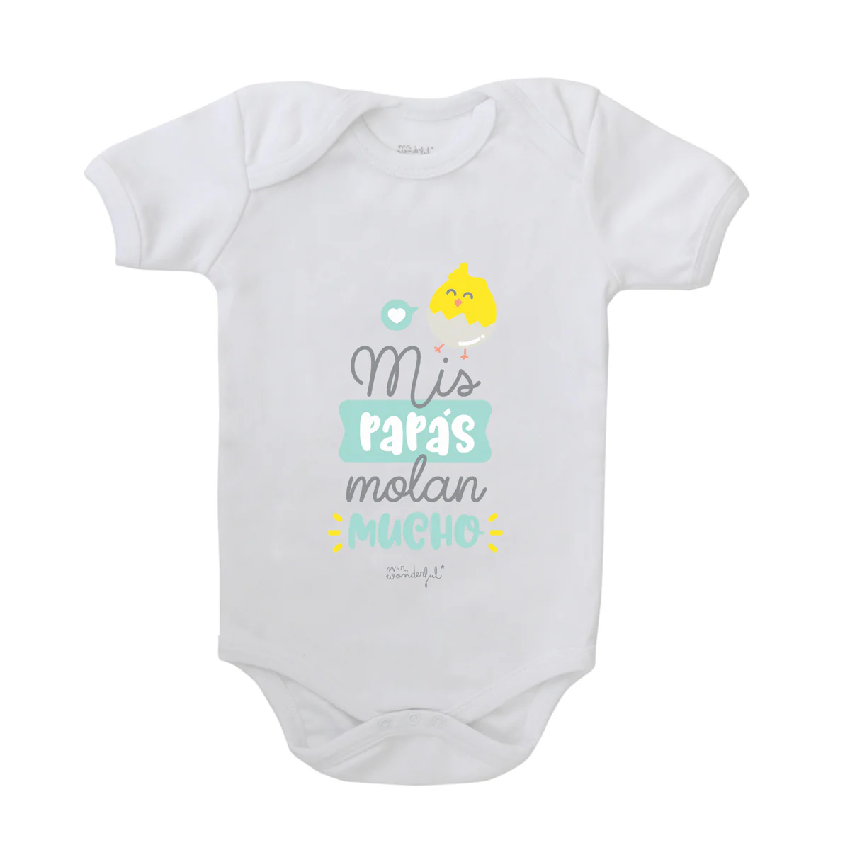 Body para bebé - Mis papás molan mucho - Image 2