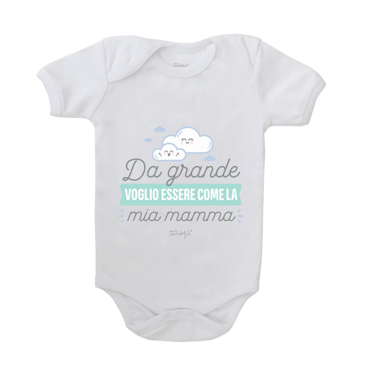 Body per neonato taglia 3-6 - Da grande voglio essere come la mia mamma
