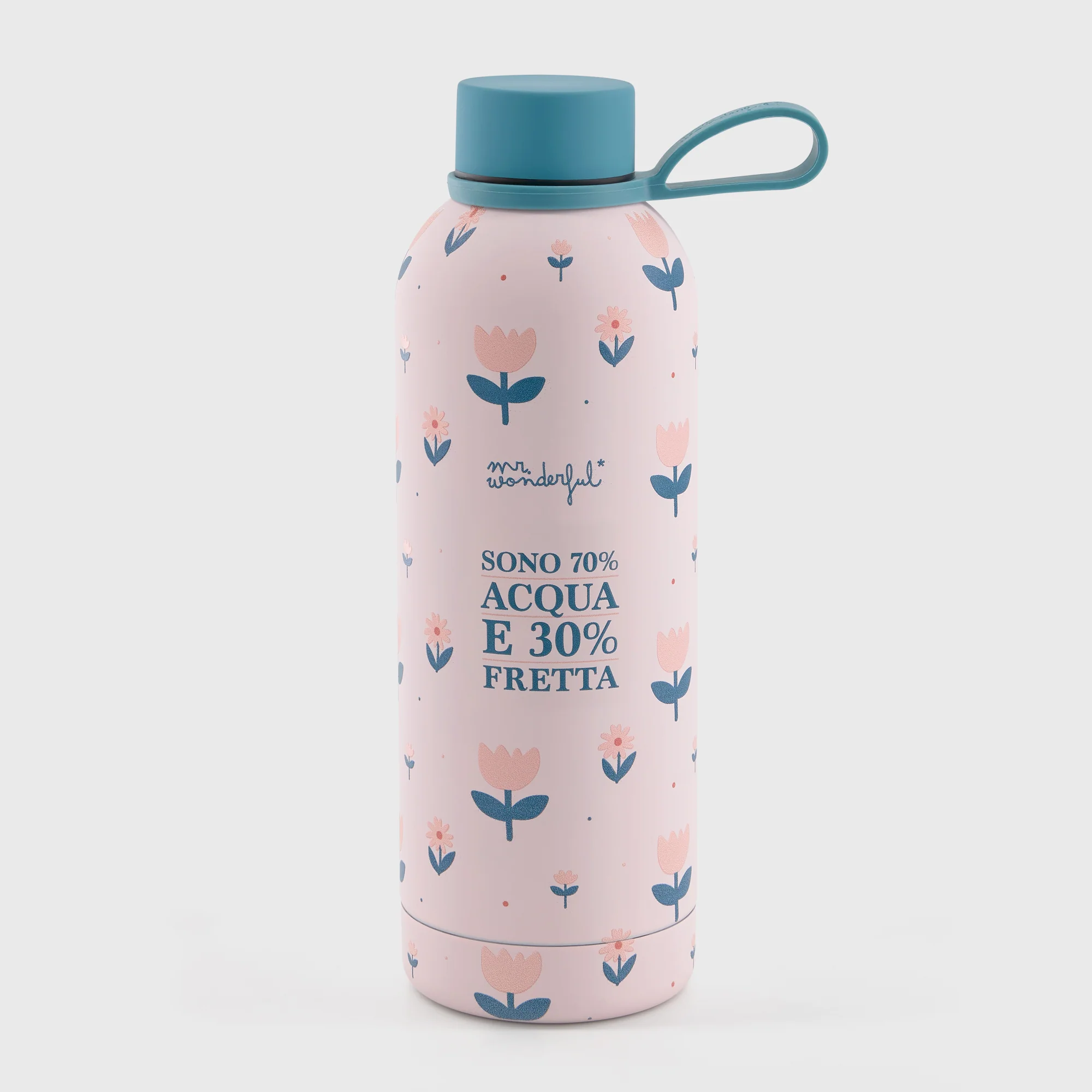 Bottiglia termica - Sono 70% acqua e 30% fretta - Image 3
