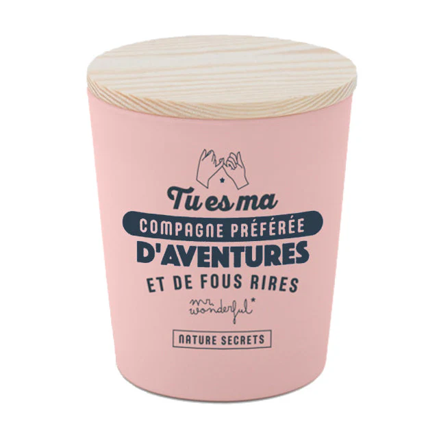 Bougie - Tu es ma compagne préférée d'aventures et de fous rires