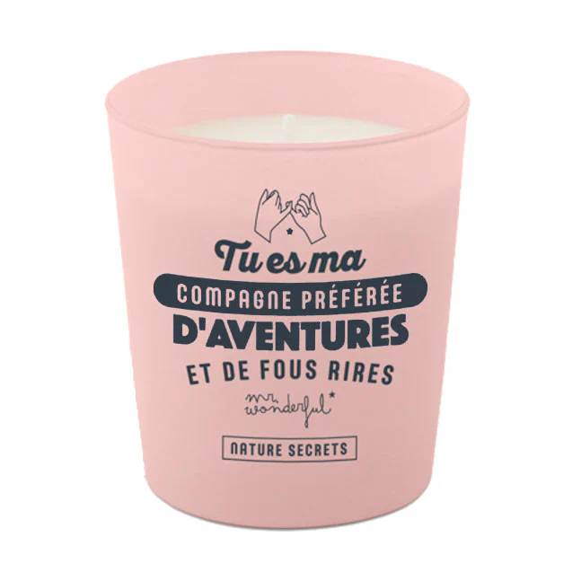 Bougie - Tu es ma compagne préférée d'aventures et de fous rires - Image 2