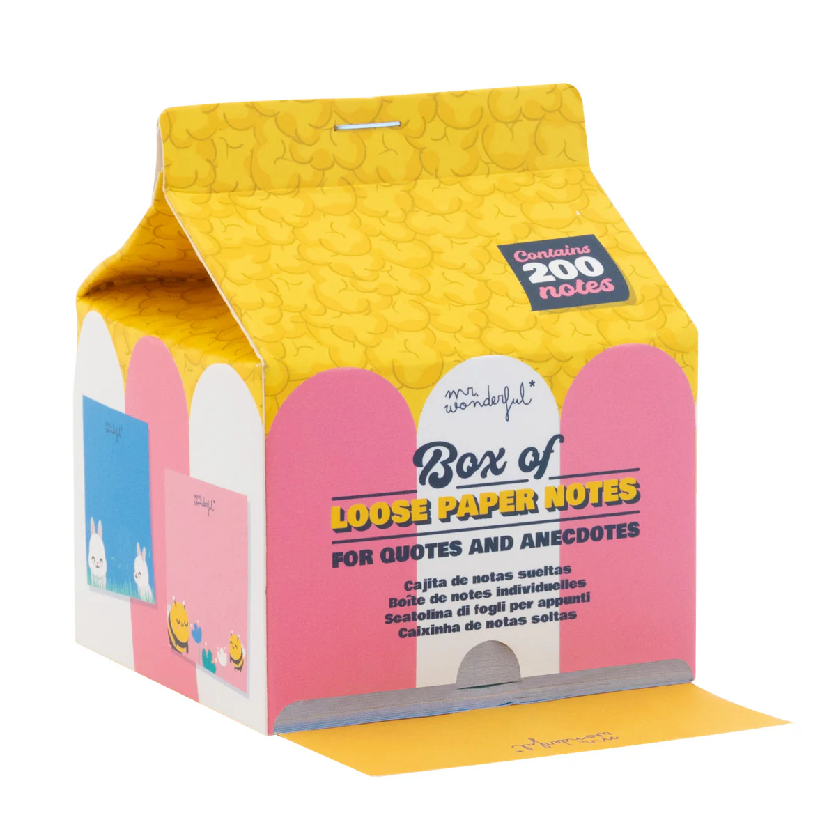 Box of loose paper notes for quotes and anecdotes - Image 3