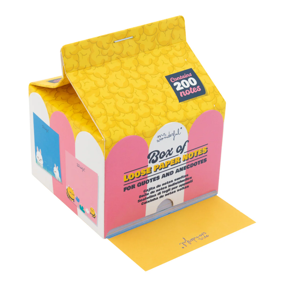 Box of loose paper notes for quotes and anecdotes - Image 4