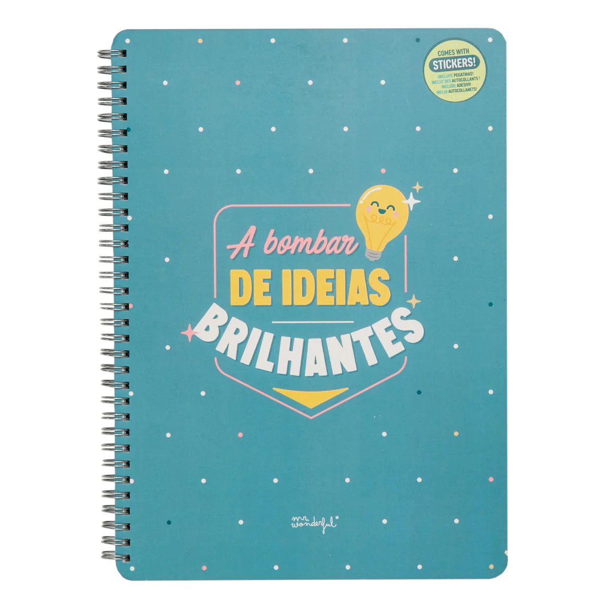 Caderno A4 - A transbordar de ideias brilhantes - Image 3