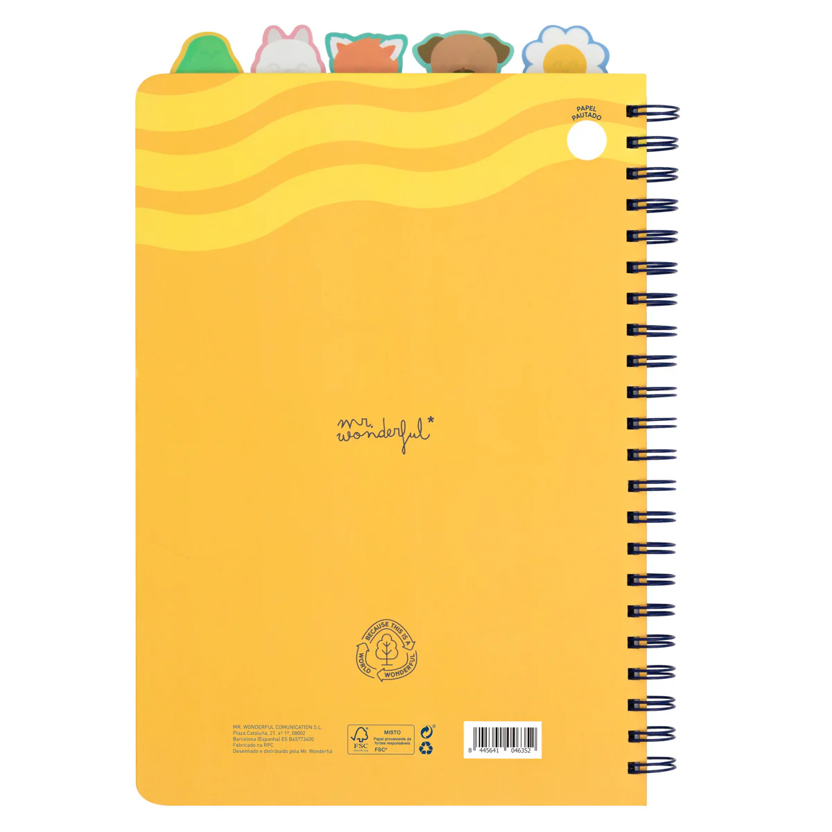 Caderno A4 com separadores com aba - Para grandes metas, grandes planos. - Image 3