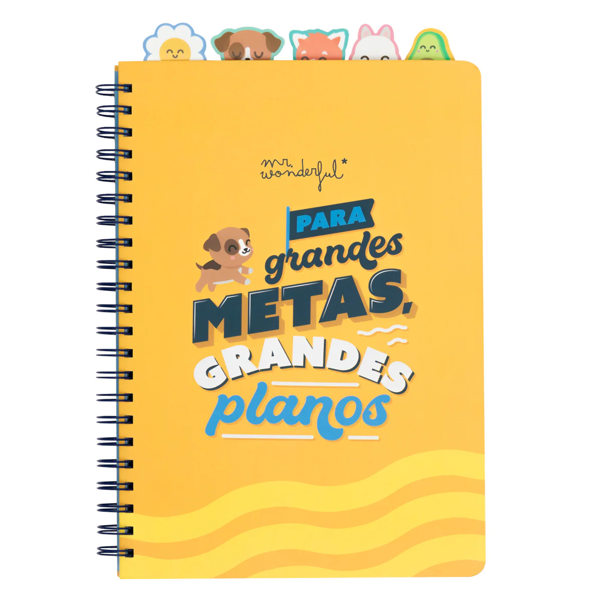 Caderno A4 com separadores com aba - Para grandes metas, grandes planos. - Image 6