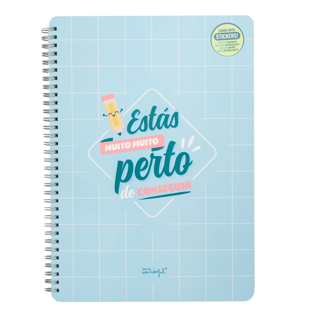 Caderno A4 - Estás muito muito muito perto de conseguir