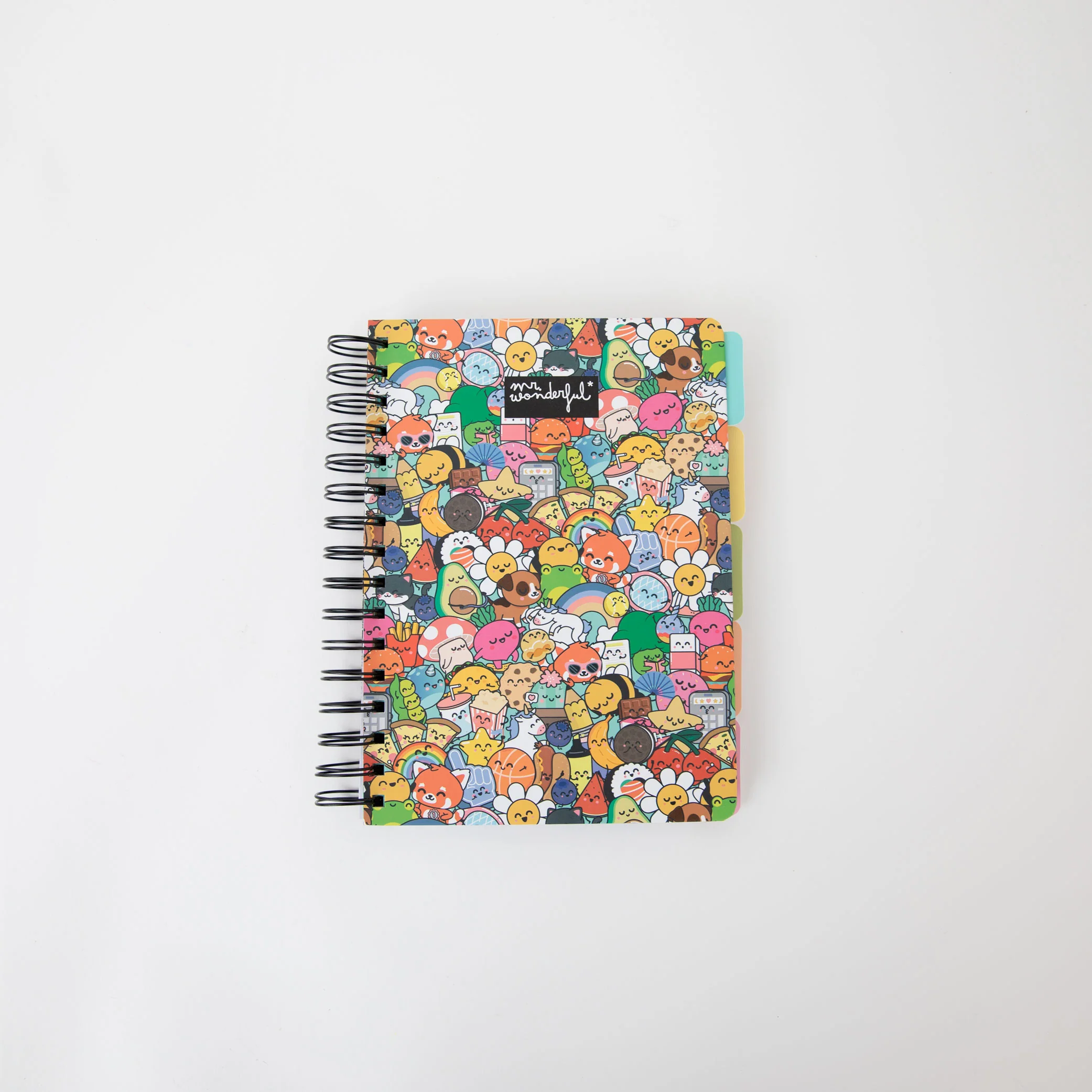 Caderno A5 com divisórias - Personagens Wonder
