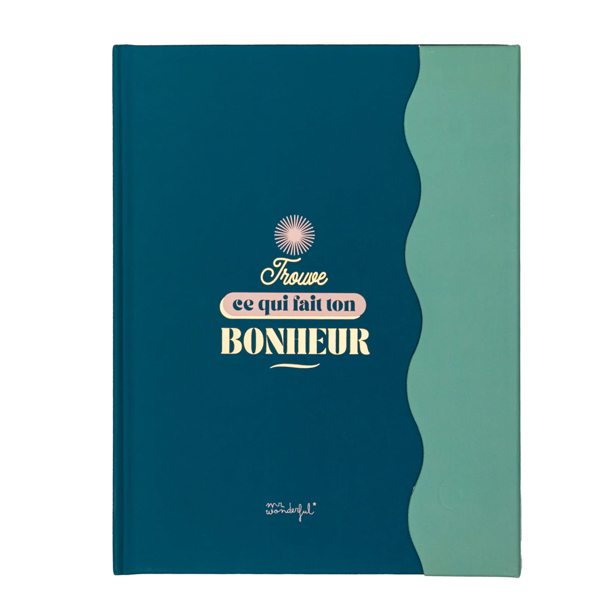 Cahier A5 avec fermeture magnétique - Trouve ce qui fait ton bonheur