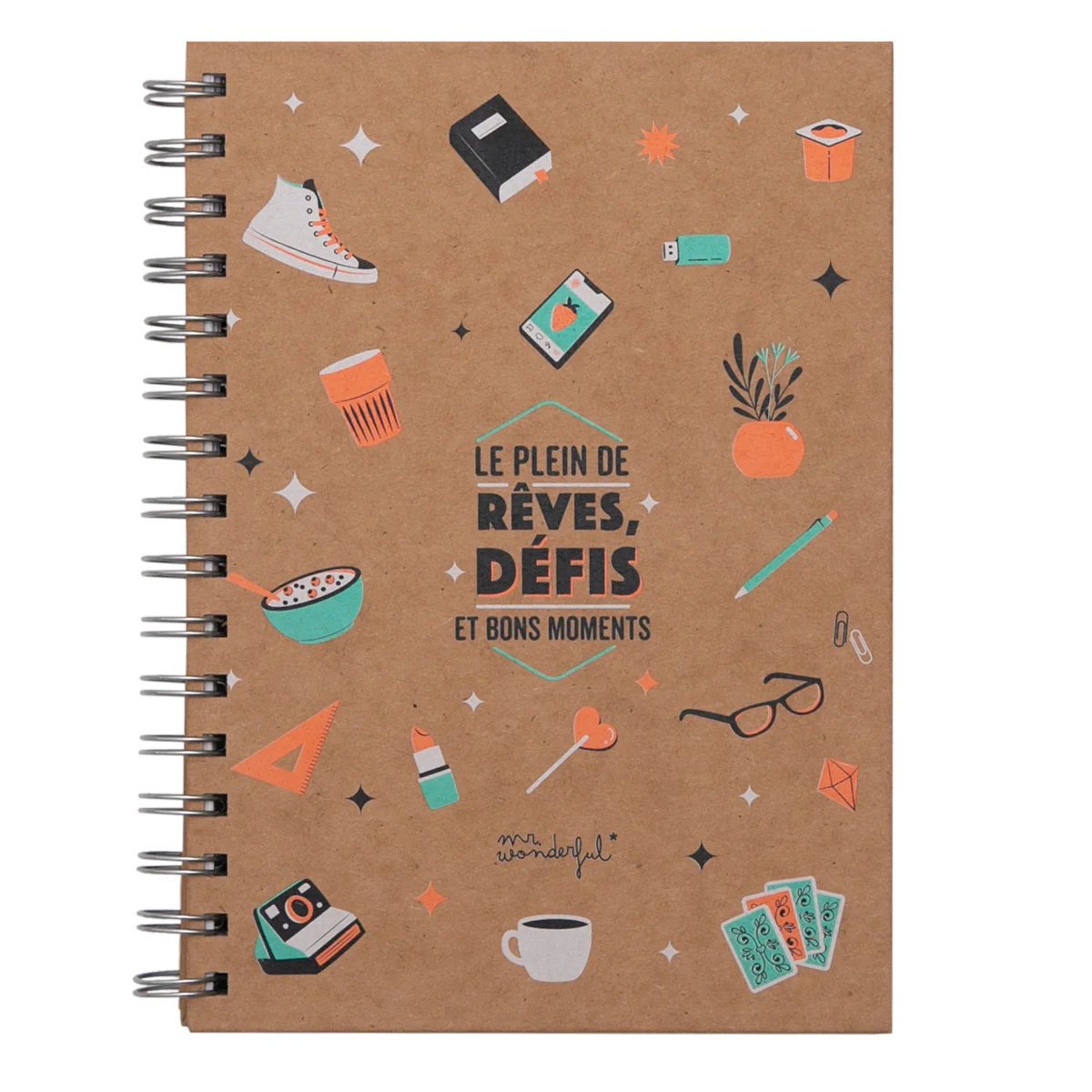 Cahier A5 - Le plein de rêves, défis et bons moments