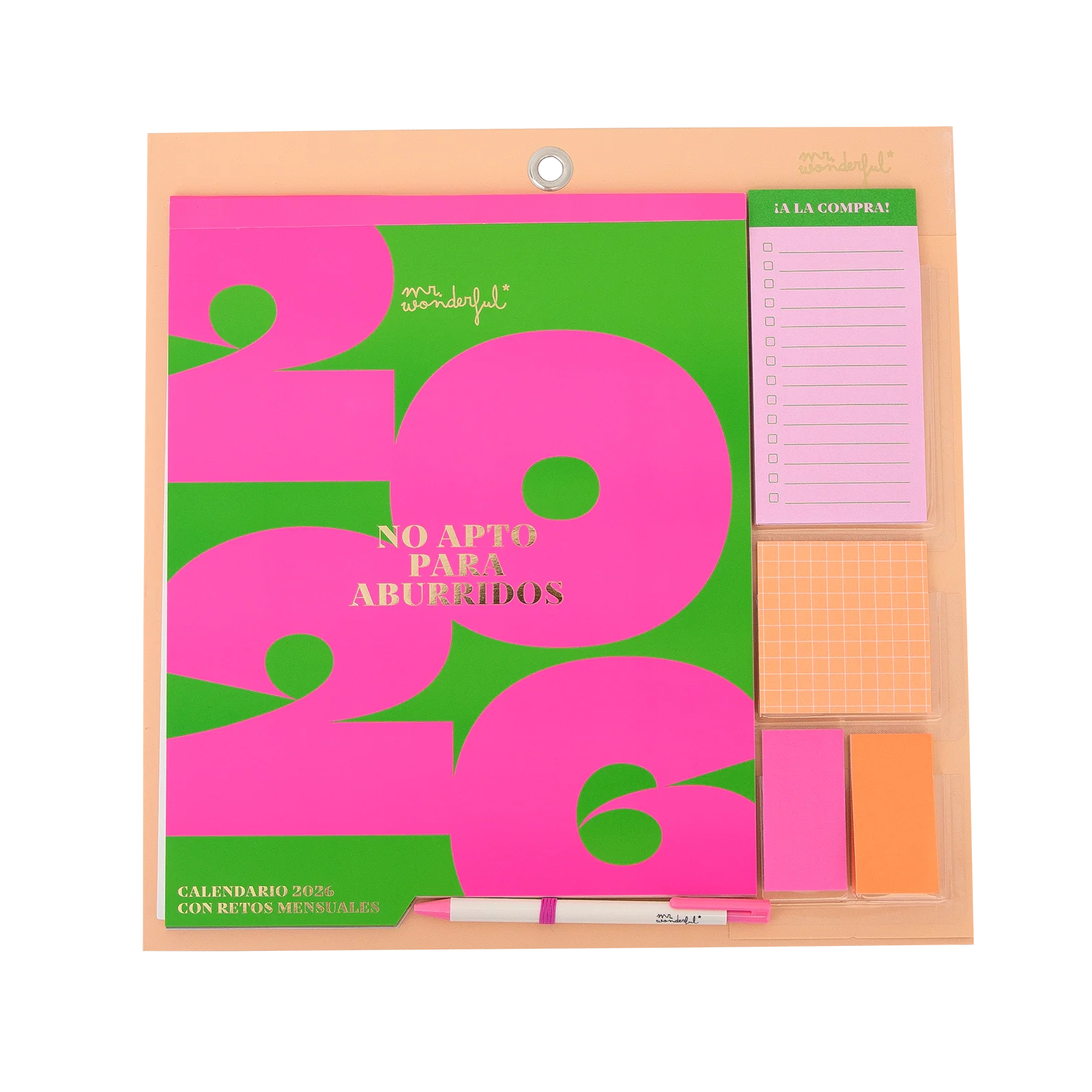Calendario de pared magnético 2026 - No apto para aburridos