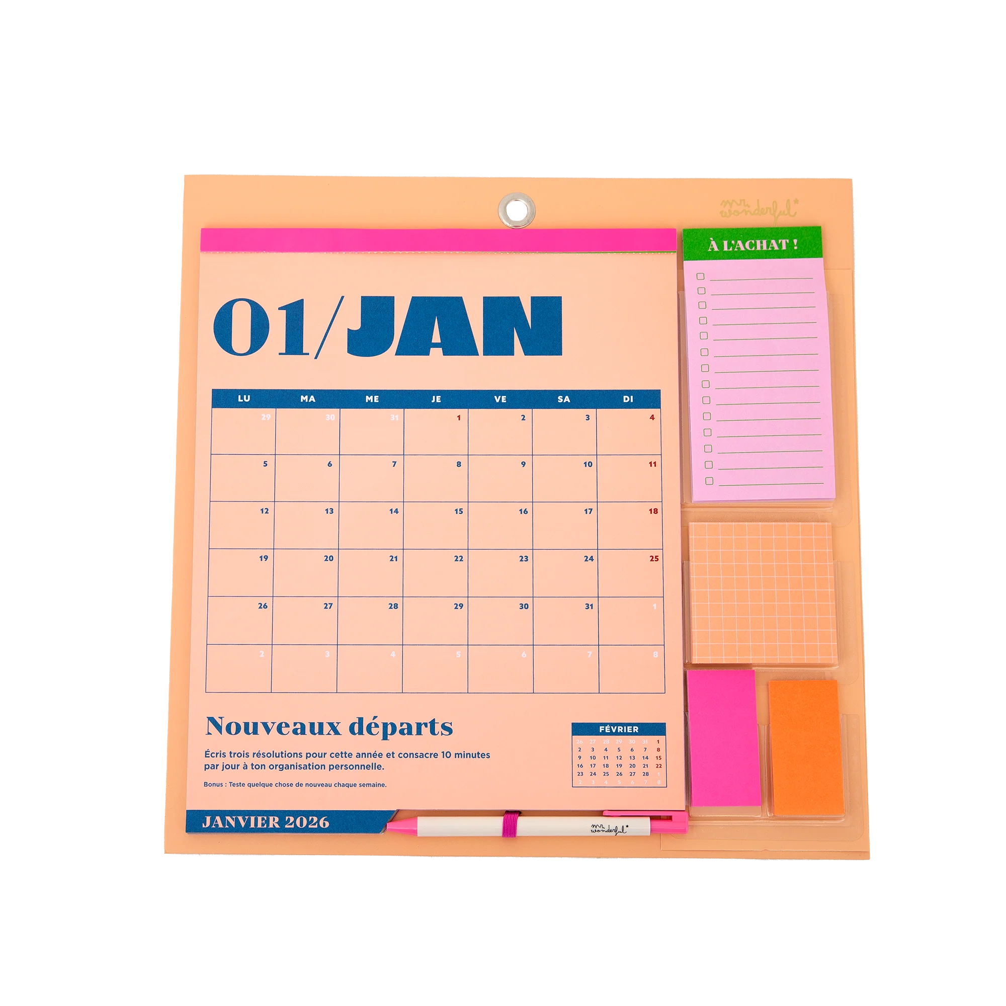 Calendrier mural magnétique 2026 - Pas pour les ennuyeux - Image 6