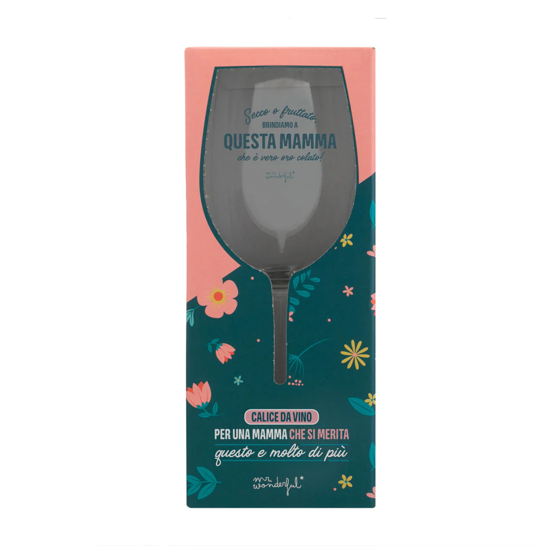 Calice da vino - Secco o fruttato, brindiamo a questa mamma che è vero oro colato! - Image 2