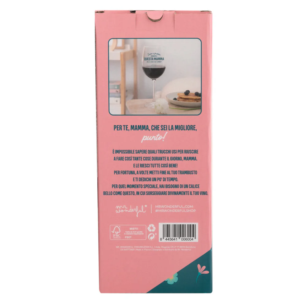 Calice da vino - Secco o fruttato, brindiamo a questa mamma che è vero oro colato! - Image 3